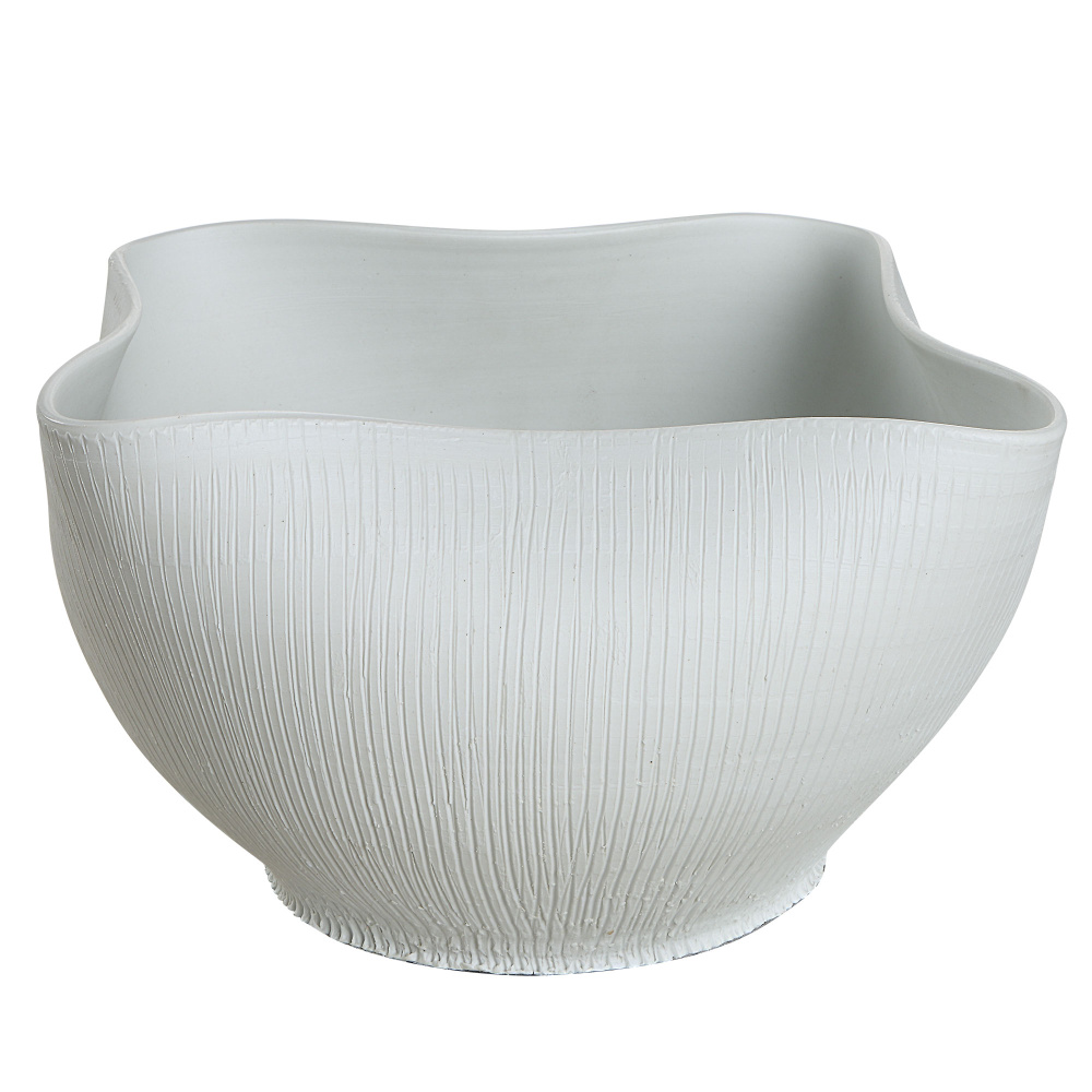 Gigi Indoor Ceramic Bowl, Off-White