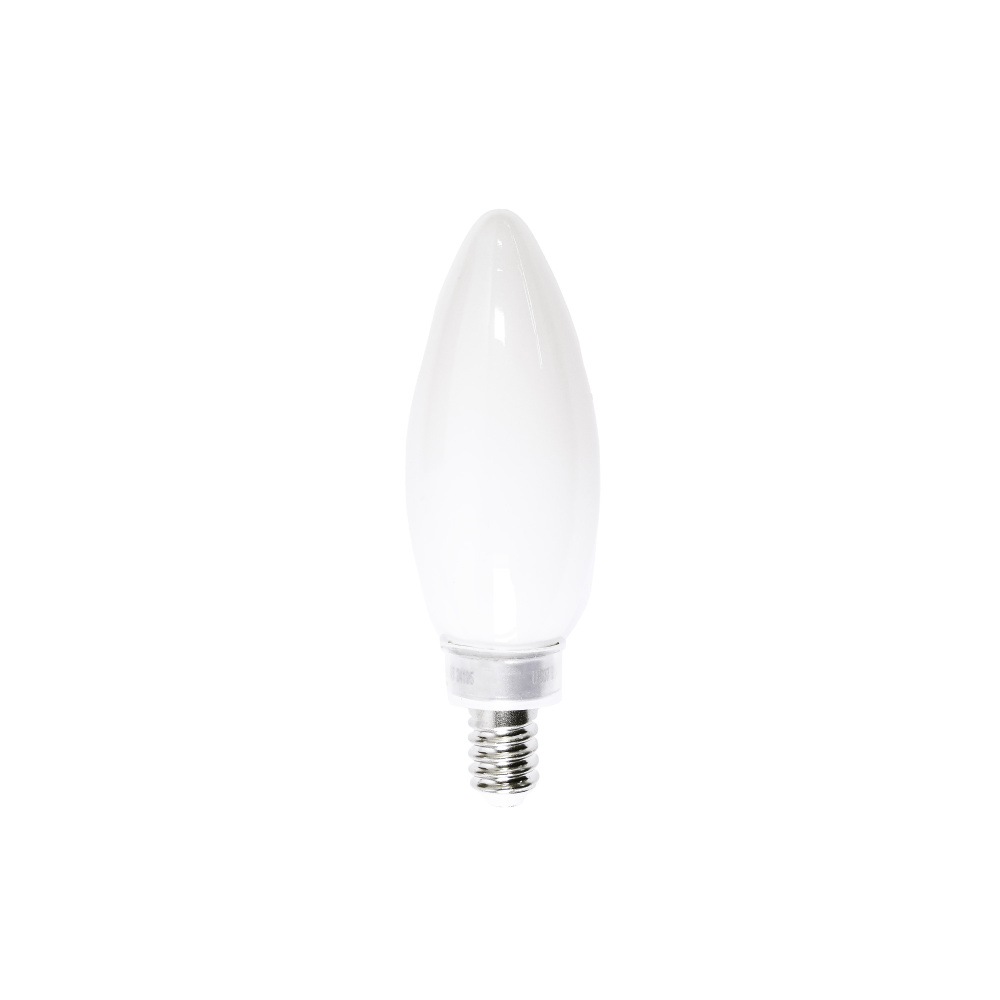 Leina Light Bulb, White Frosted Glass