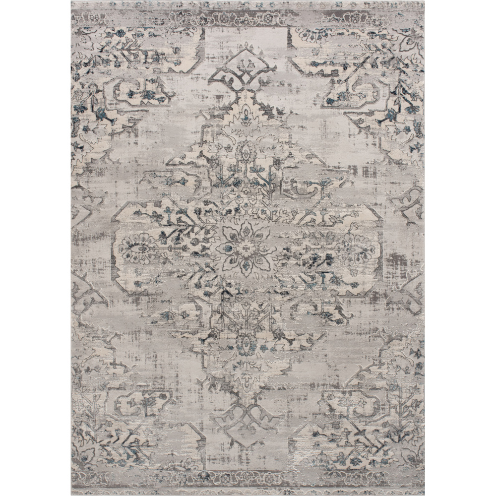 Ariella 2&#39;6 x 10&#39; Power loomed Indoor Rug, Grey