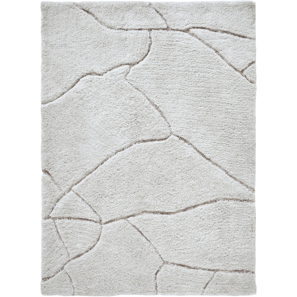 Allen 10 x 13 Machine tufted Indoor Rug, Off-white