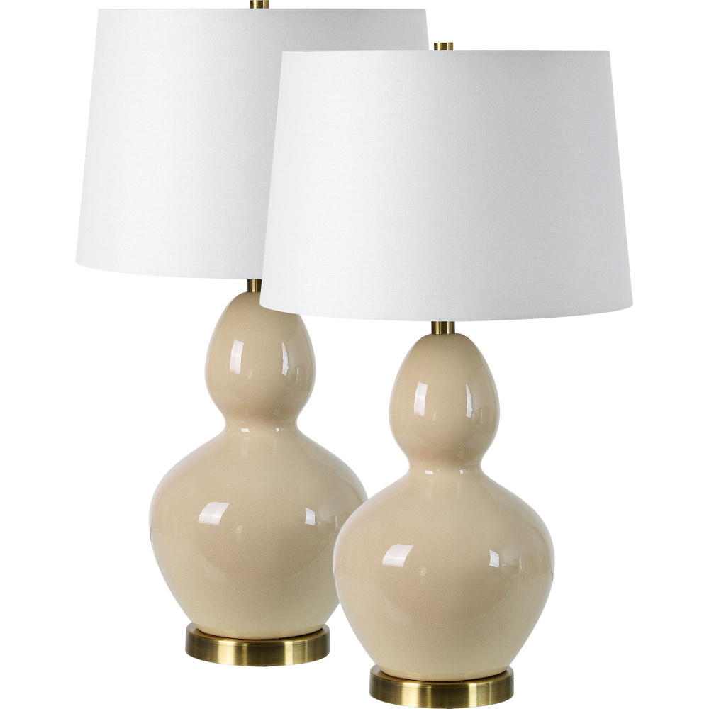 Jesula 26.75&#34; Length Table Lamp- Set of two, Cream