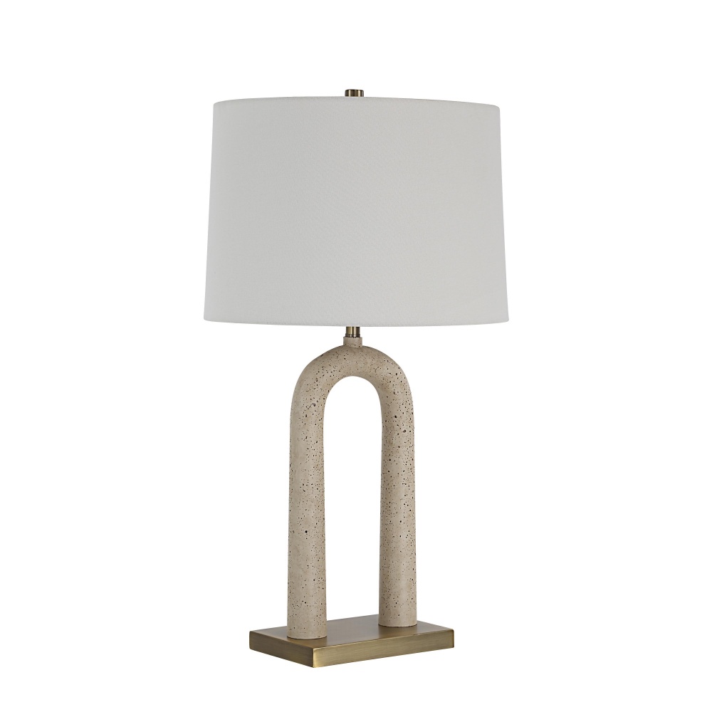 Primula 28.5" Height Table Lamp, Cream