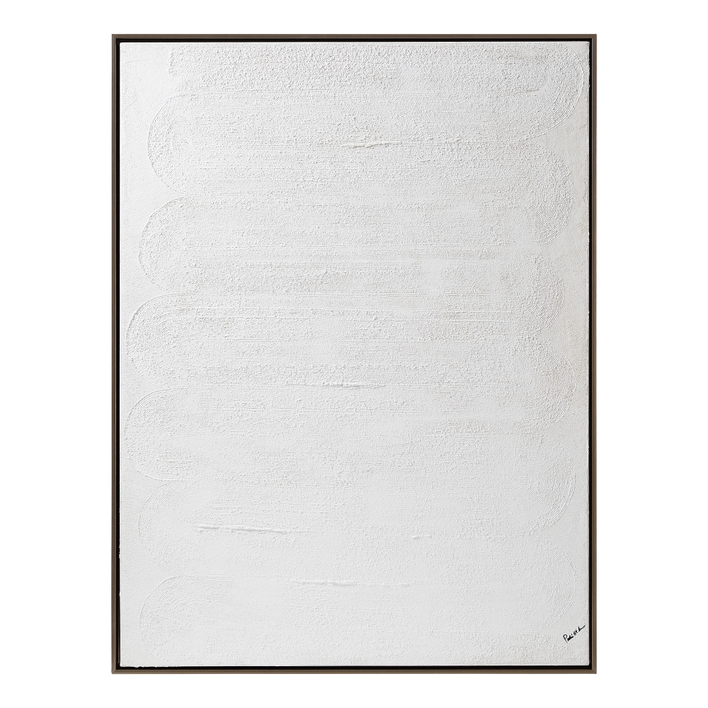 Antarctic 36&#34; Wide Canvas Art, Off-white
