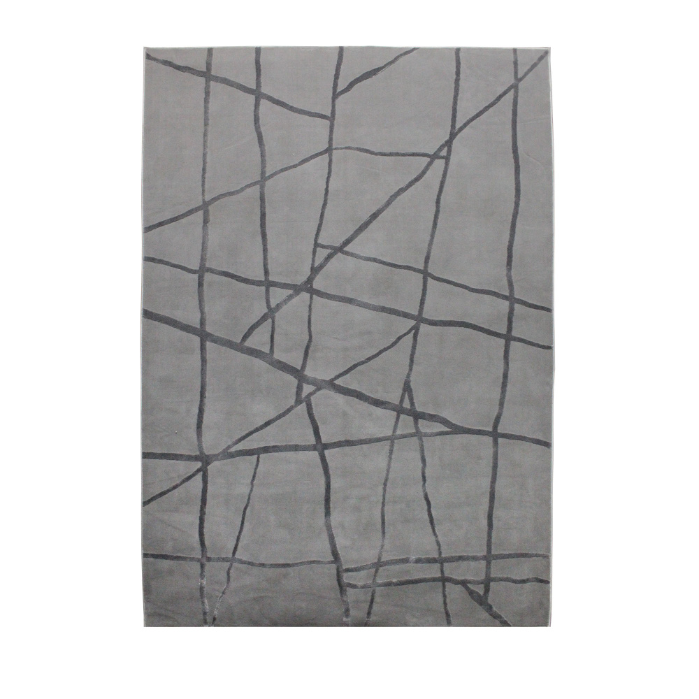 Mantle 5’3 x 7’3 Power loomed Indoor Rug, Grey