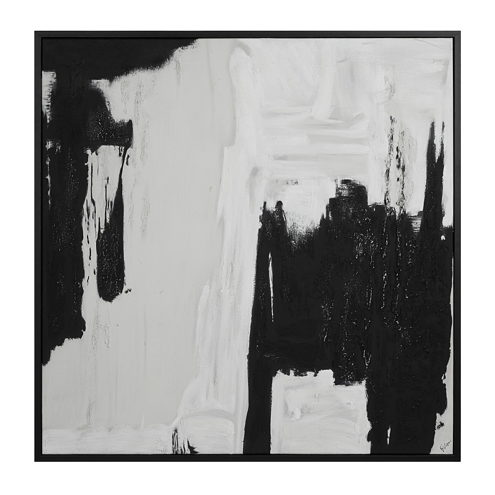 Nantes 45&#34; H x 45&#34; W Canvas Art, Beige