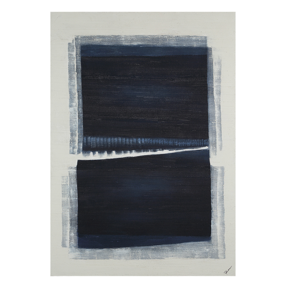 Ibiza 62&#34; H x 44&#34; W Canvas Art, Blue