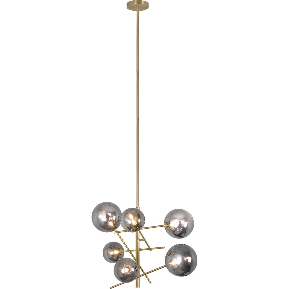 Laylani 17.5&#34; Length Ceiling Fixture, Satin Brass