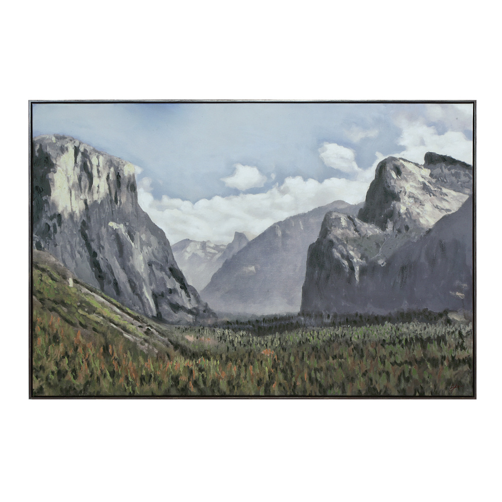 Granato 40&#34; H x 60&#34; W Canvas Art, Grey