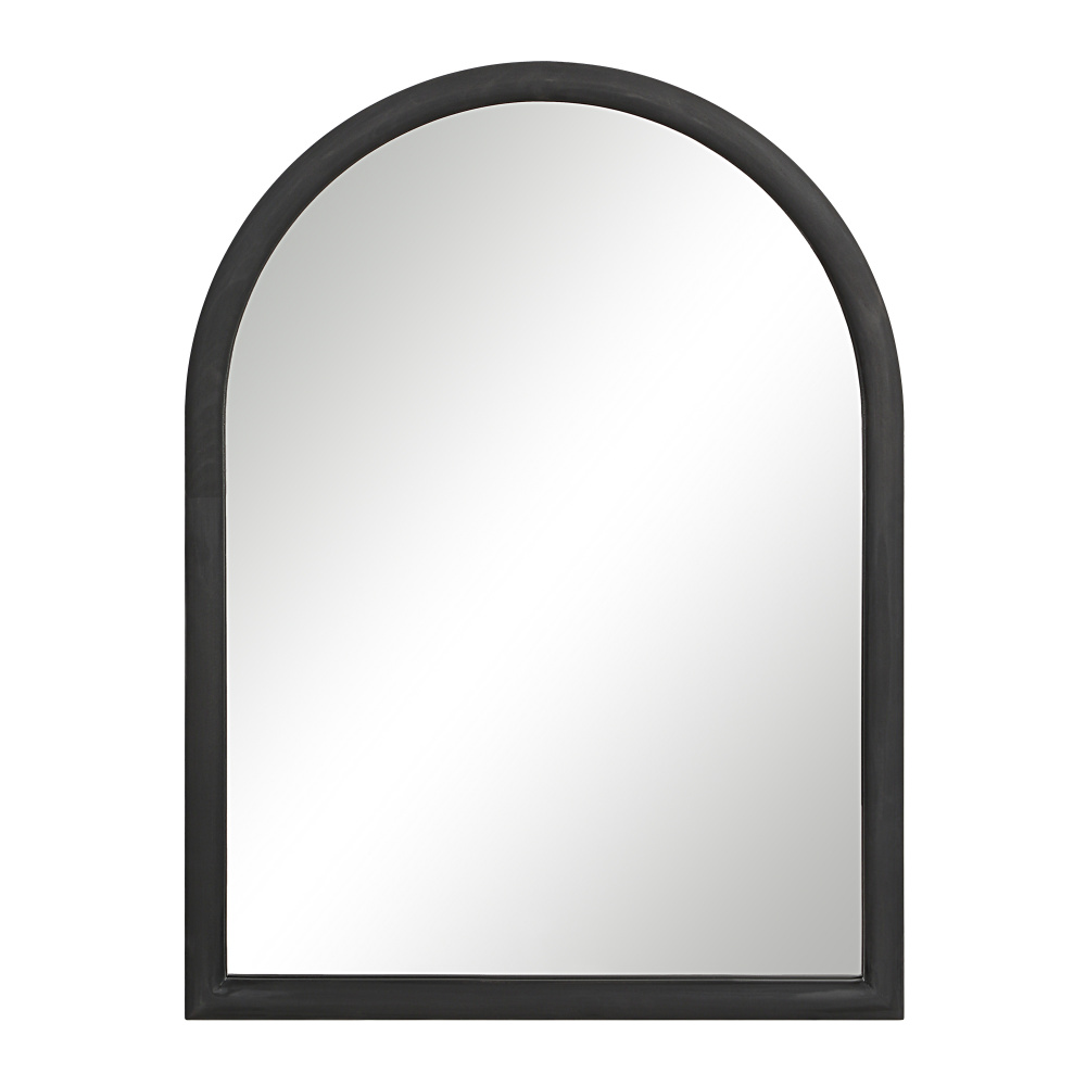 Olfito 24" H x 18" W Wall Mirror, Black