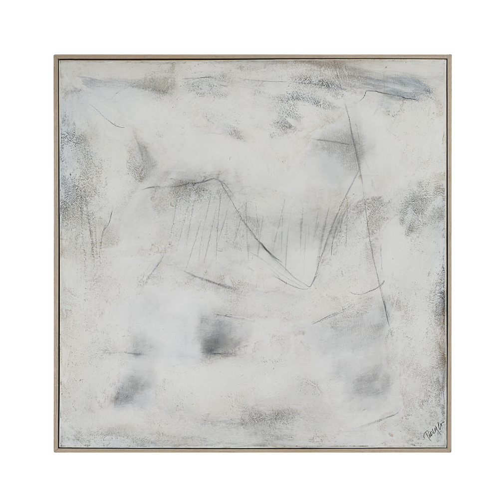 Abadie 48&#34; Wide Canvas Art, White