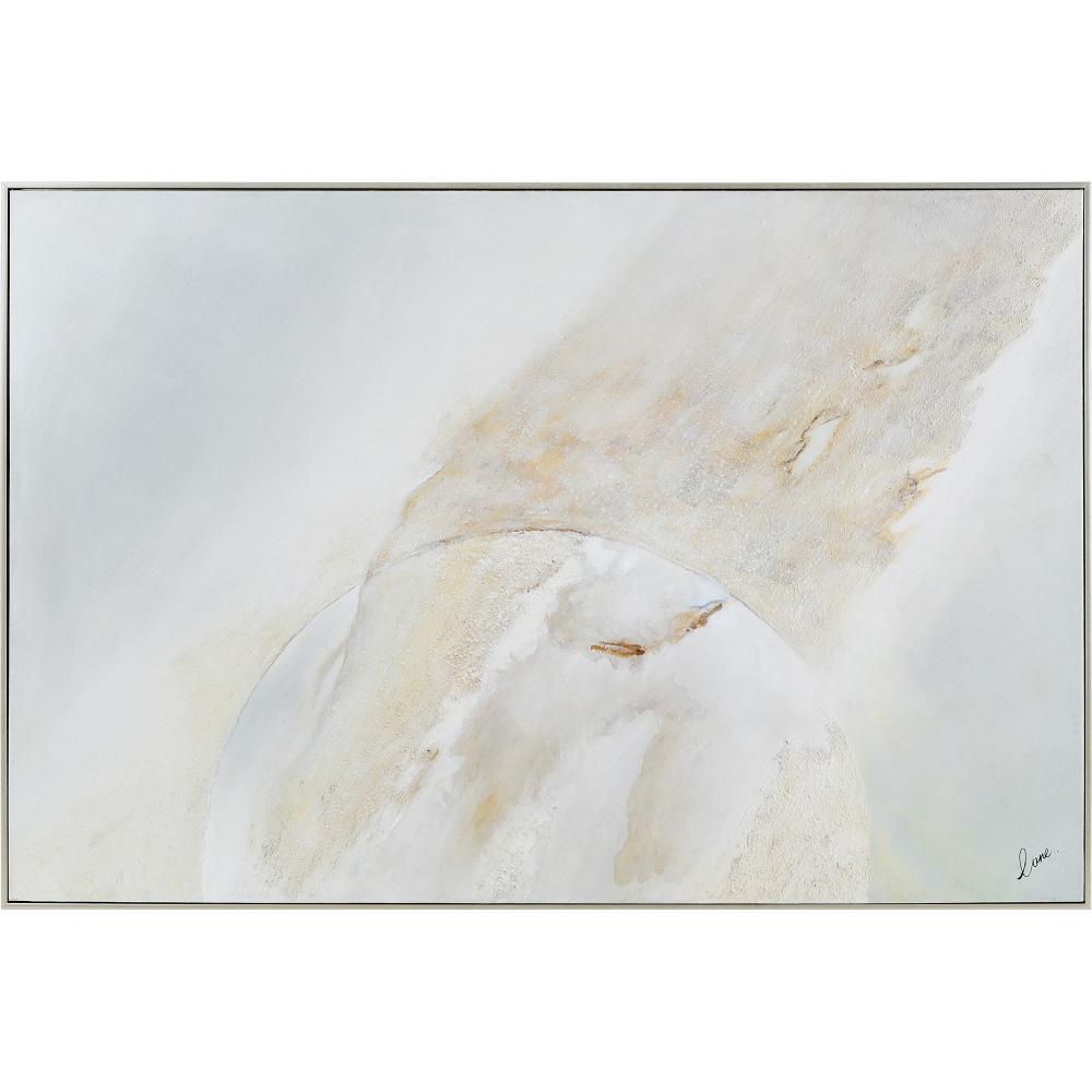 Dimona 40&#34; Wide Canvas Art, Off-white