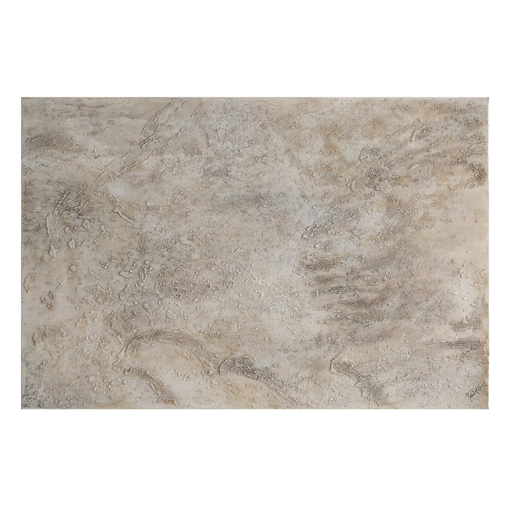 Mann 60&#34; Wide Canvas Art, Beige