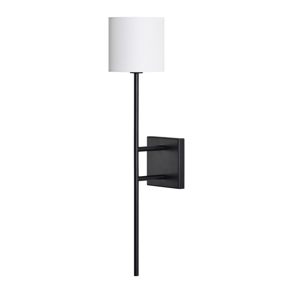 Eunices 24" Length Wall Sconce, Black and White