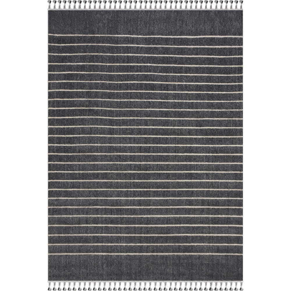 Ambrose 2&#39;6 x 10&#39; Power loomed Indoor Rug, Navy