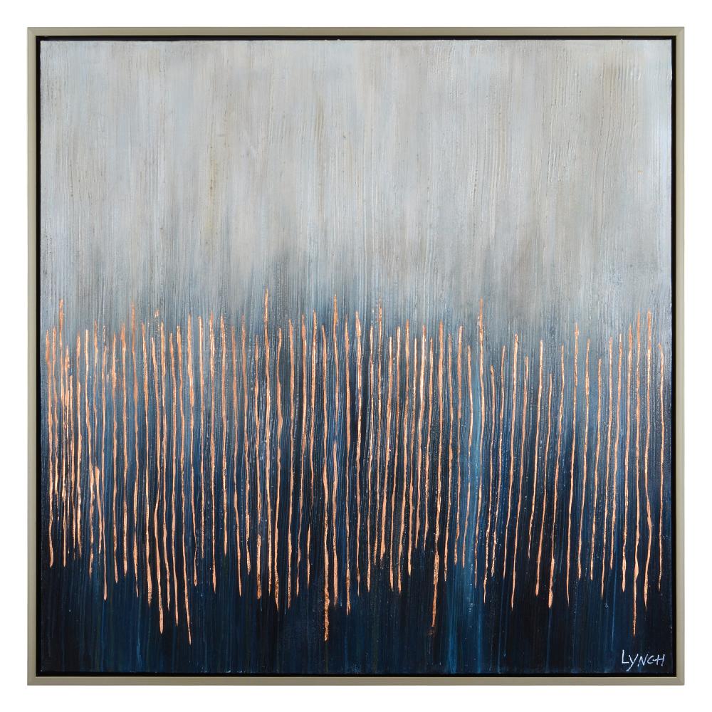 Flynn 50&#34; Wide Canvas Art, Blue