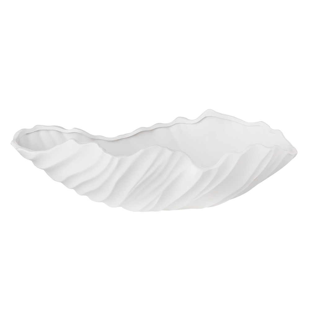 Darius Indoor Ceramic Bowl, Matte White