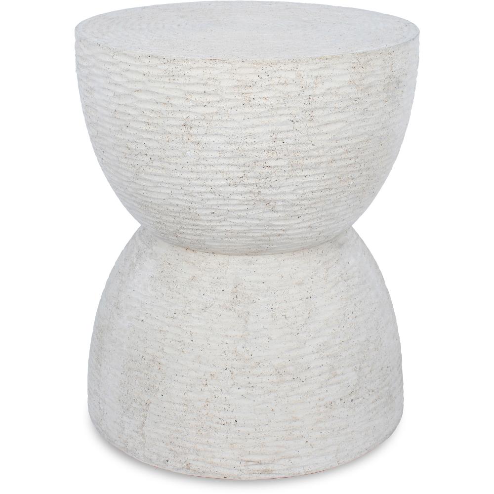 Chayton Indoor/Outdoor Volcanic Stone Side Table , Natural