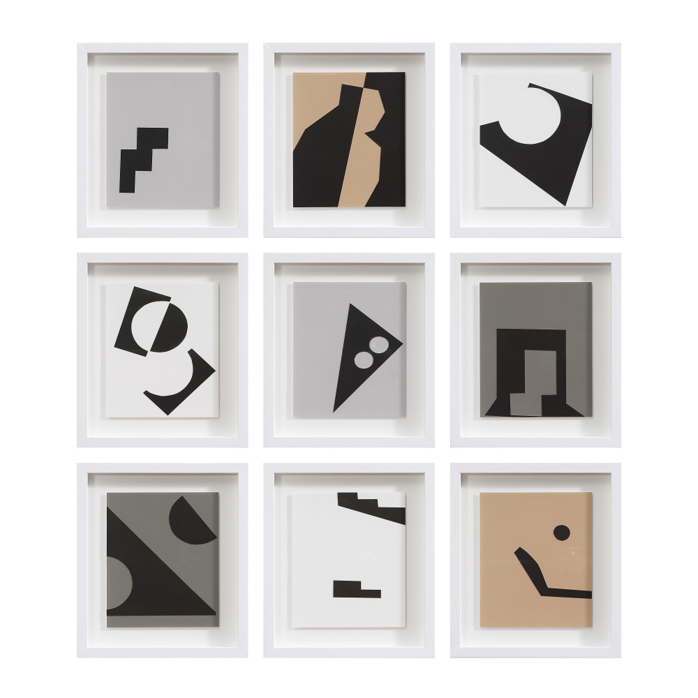 Ostra 13.25&#34; Wide Wall Decor, Black