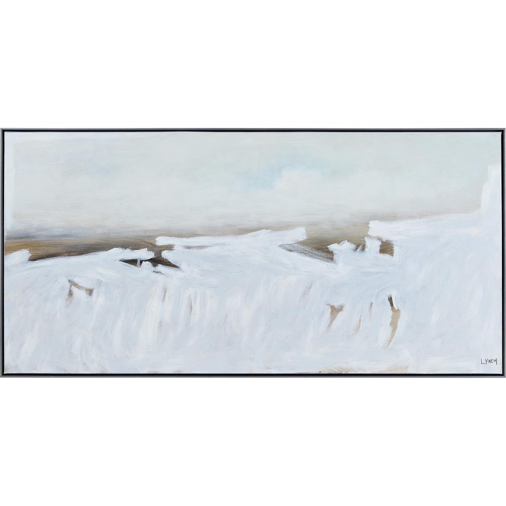 Blanche 30&#34; Wide Canvas Art, Off-white