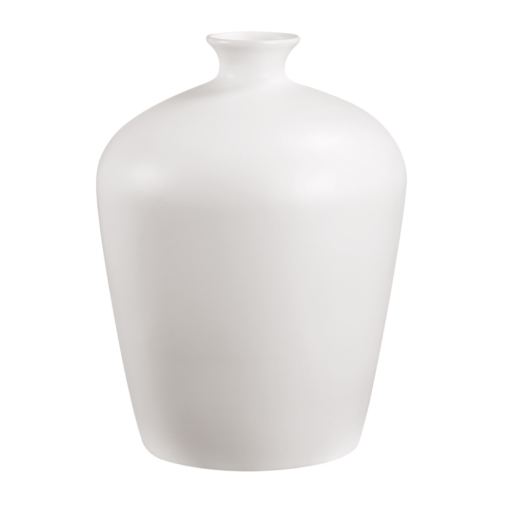 Olivine Indoor Ceramic Vase, Off-White