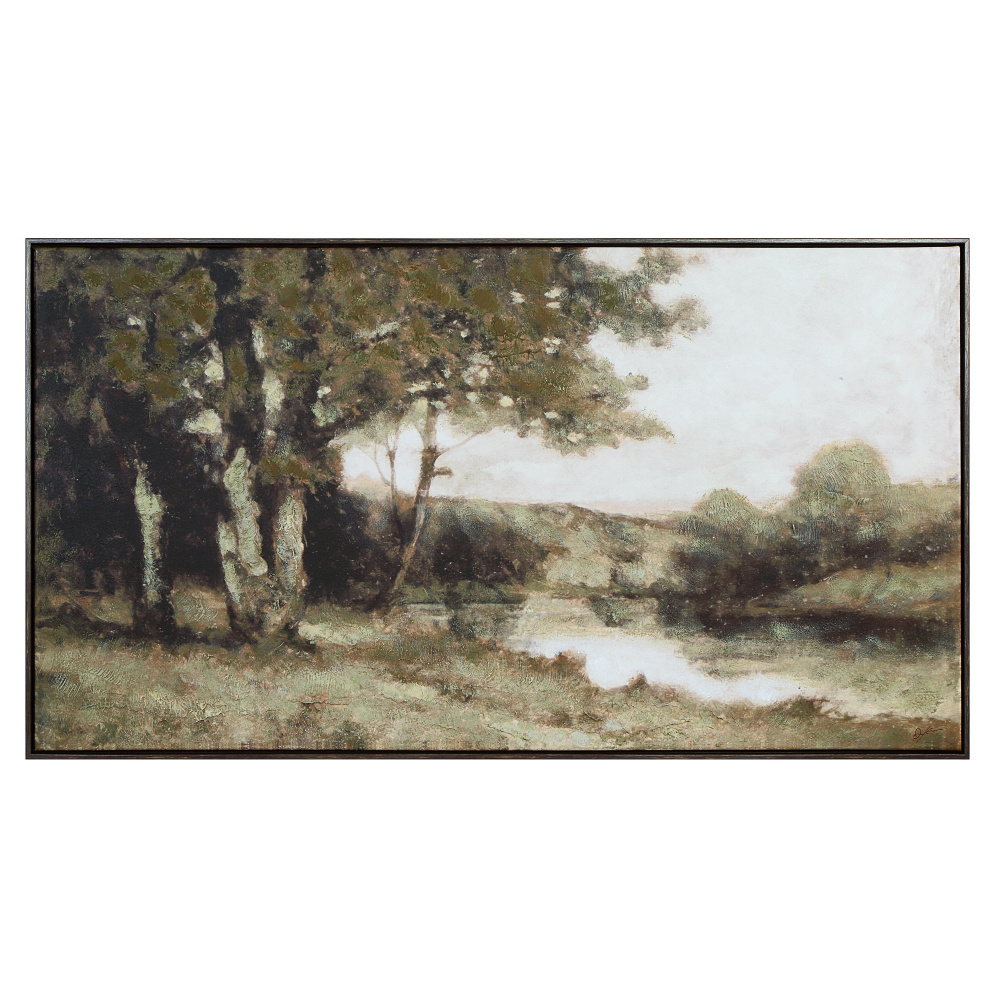 Dulcedo 30&#34; H x 55&#34; W Canvas Art, Brown