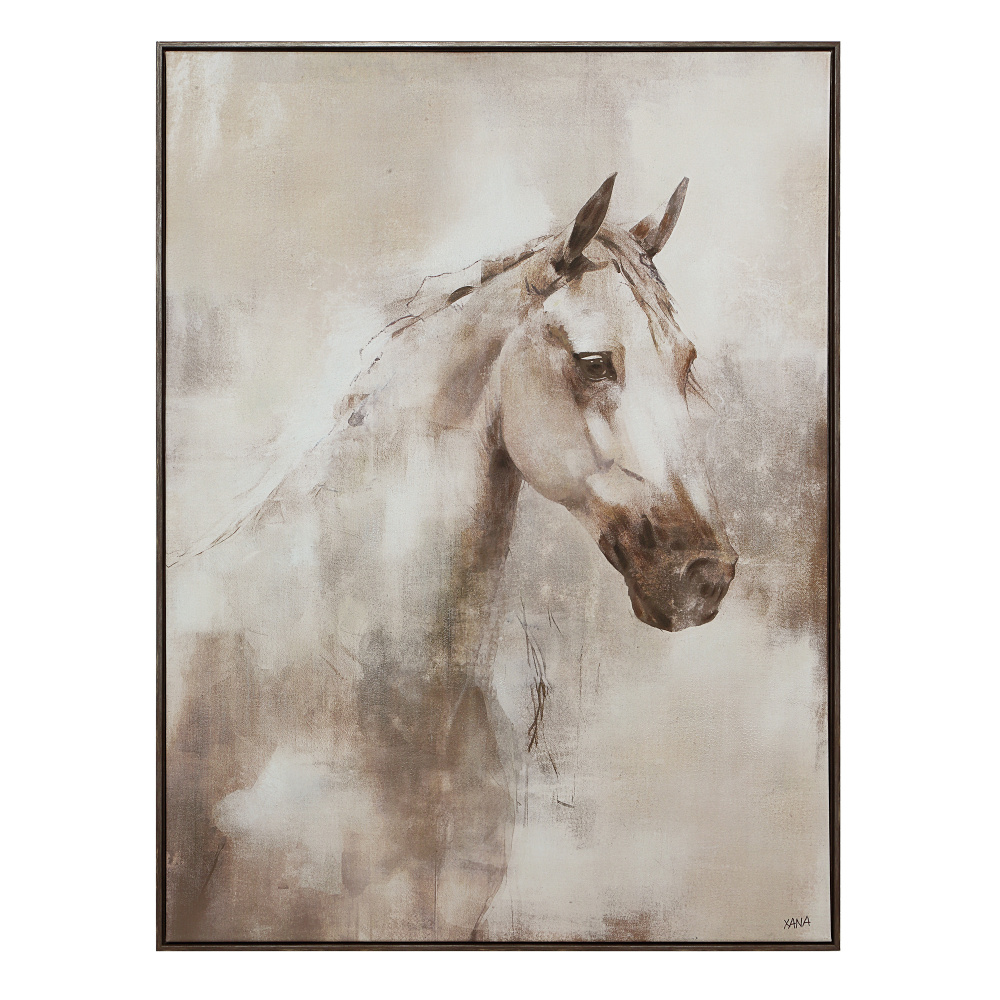Jaxon 48&#34; H x 36&#34; W Canvas Art, Brown