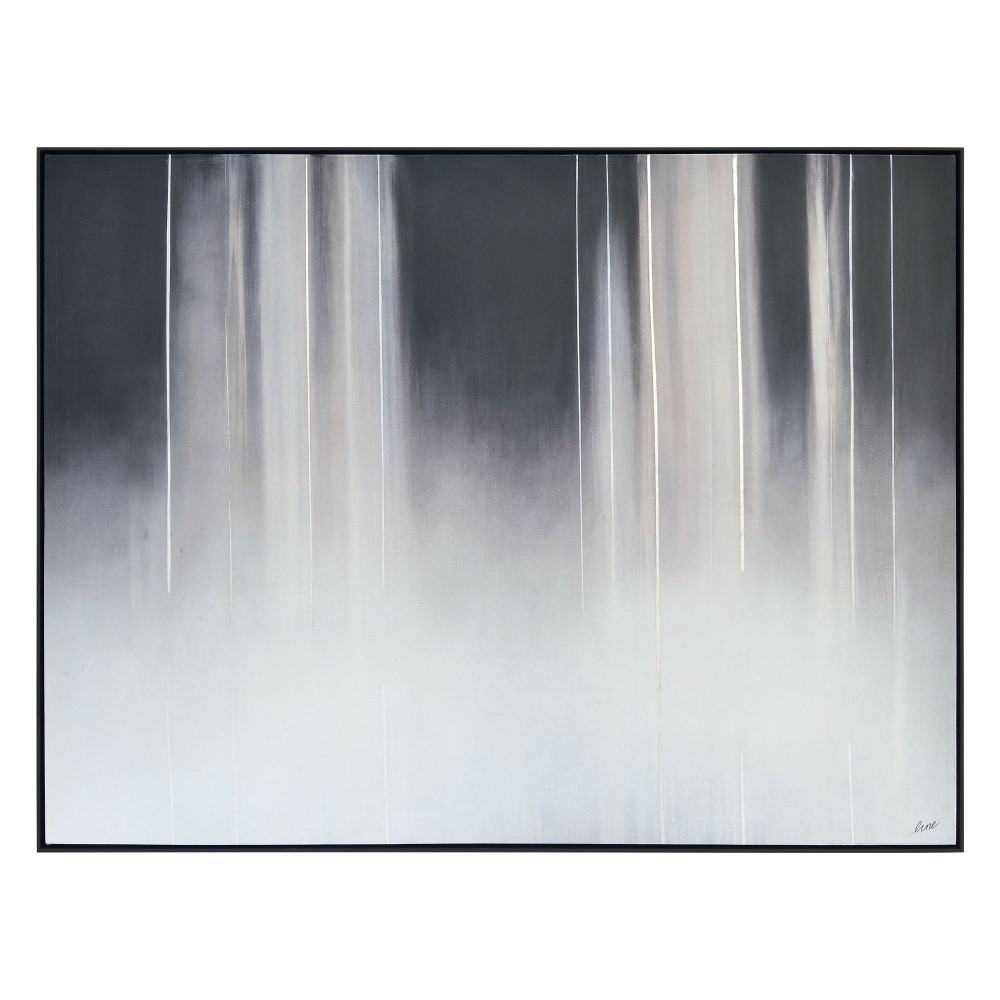 Enterprise 60&#34; Wide Canvas Art, Black