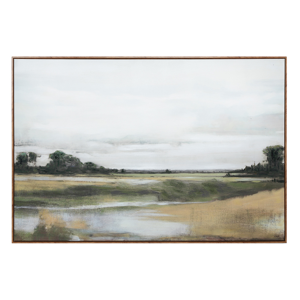 Arcos 40&#34; H x 60&#34; W Canvas Art, Beige