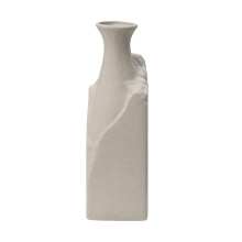 Renwil VAS205 - Adonia Indoor Porcelain Ceramic Vases, Textured Cream