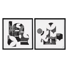 Renwil W6723 - Stratus 24" Wide Wall Art, Black