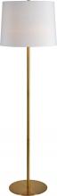 Renwil LPF3066 - Radison 60" Length Floor lamp, Antique Brass