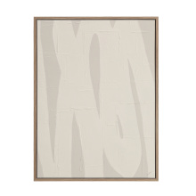 Renwil OL2138 - Allegra 36.1" Wide Canvas Art with Wood Frame, Oak