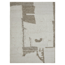 Renwil RGRA-21161-1013 - Grace 9’10" x 13’1" ft Handwoven Indoor Rug, Ivory/ Stone