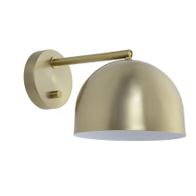 Renwil WS131 - Conali 8" Burnished Brass 1-Light Wall Sconce