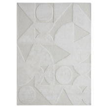 Renwil RMOS-21821-1013 - Mosaico 9’10" x 13’1" ft Hand Tufted Indoor Rug, Ivory