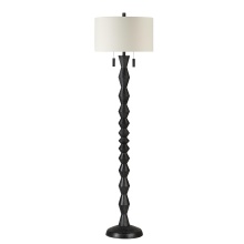 Renwil LPF3177 - Phyllis 75.75" Height Floor Lamp, Black