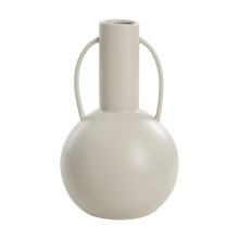 Renwil VAS288 - Corinth Indoor Ceramic Vase, Matte Beige