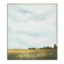 Renwil OL2202 - Lasso 45" H x 40" W Canvas Art, Blue