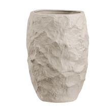 Renwil VAS206 - Zyan Indoor Ceramic Vase, Matte Sandshell