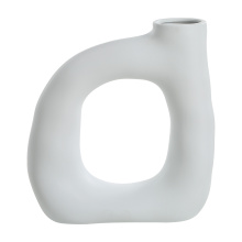 Renwil VAS291 - Vostra Indoor Ceramic Vase, Matte Off-White