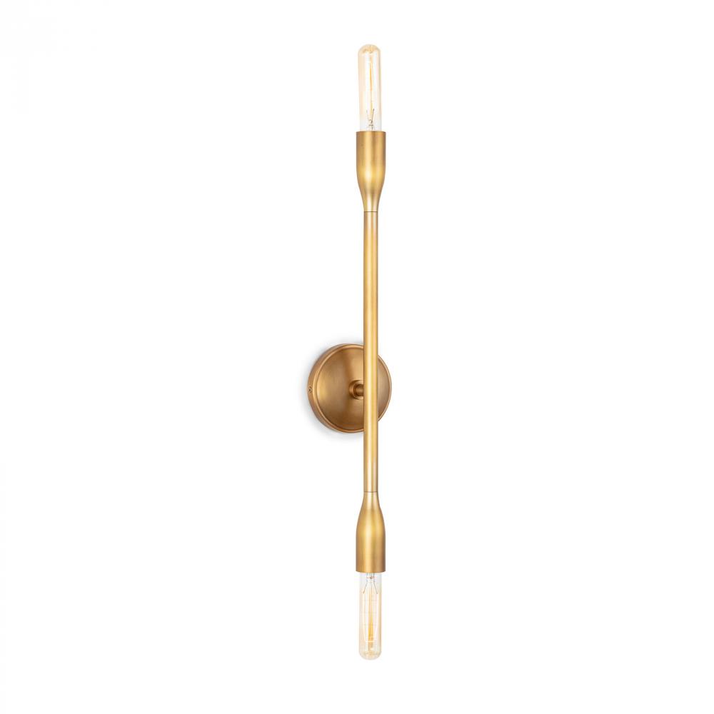 Regina Andrew Cobra Sconce (Natural Brass)
