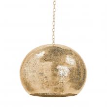 Regina Andrew 16-1016NB - Regina Andrew Pierced Metal Sphere Pendant (Natural Brass)