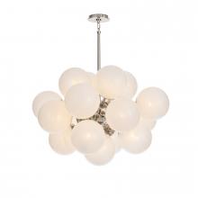 Regina Andrew 16-1474PN-SRL - Regina Andrew Shine Chandelier (Polished Nickel with Swirl Glass)