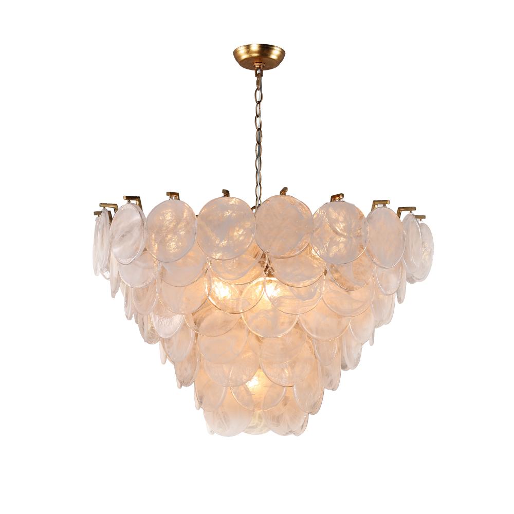 Jacobella Large Chandelier - Brass