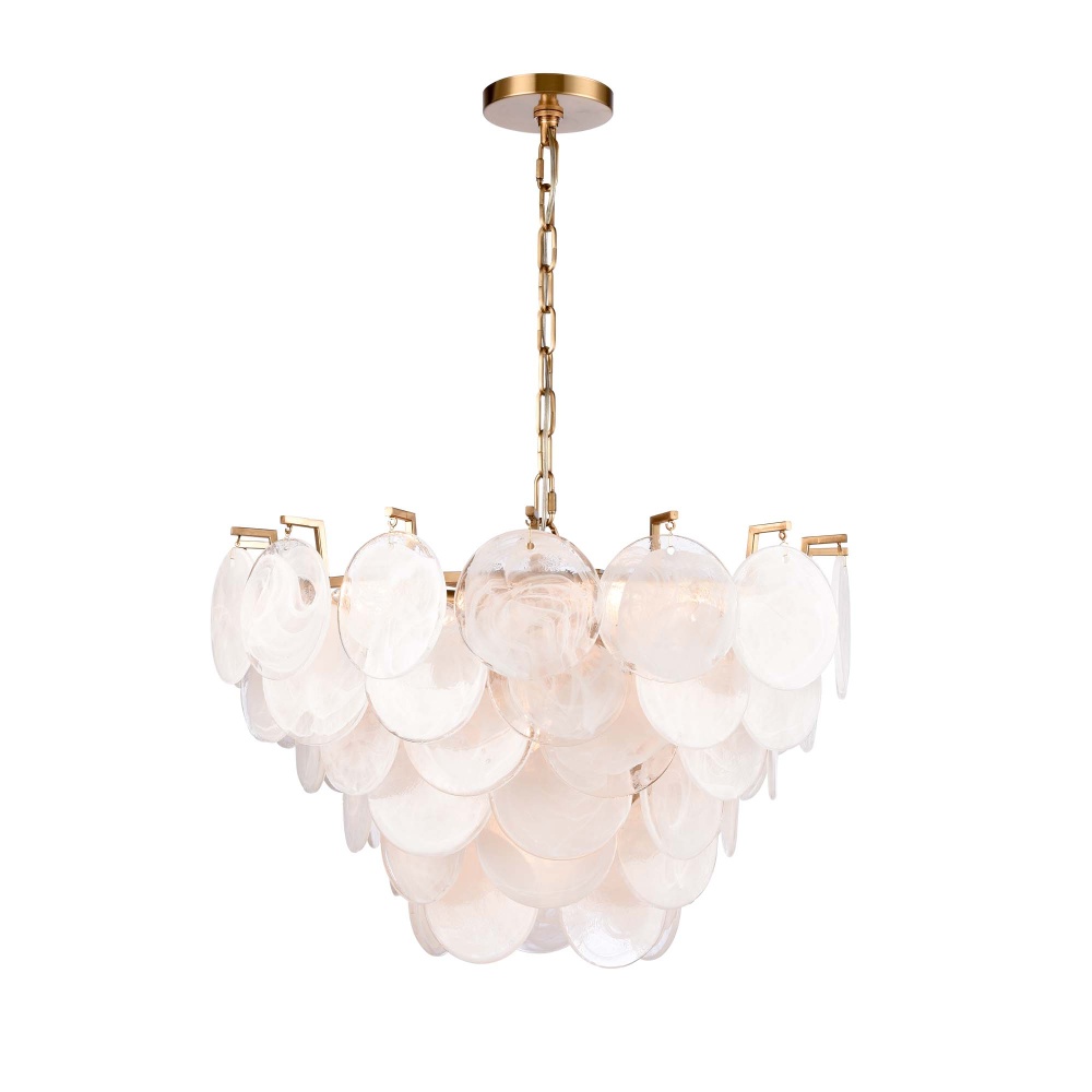 Jacobella Medium Chandelier - Brass