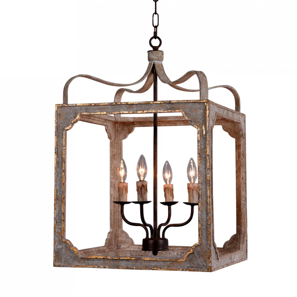 Nadia Small Chandelier W/O Glass