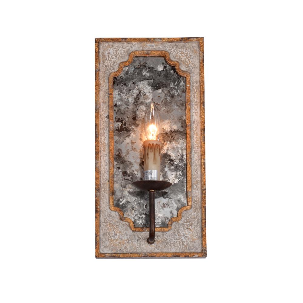 Nadia Antique Mirror Wall Sconce