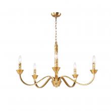 Terracotta Lighting H20105M-5GD - Sabine Small Chandelier With Gold Finish