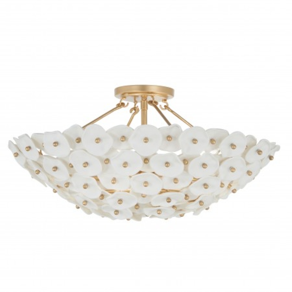 Coastlyn 22.5&#34; 4-Light Semi Flush