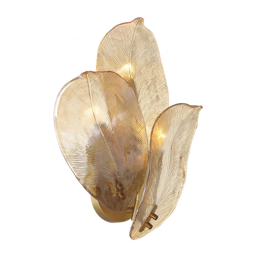 Orchid 18.25&#34; High 3-Light Wall Sconce